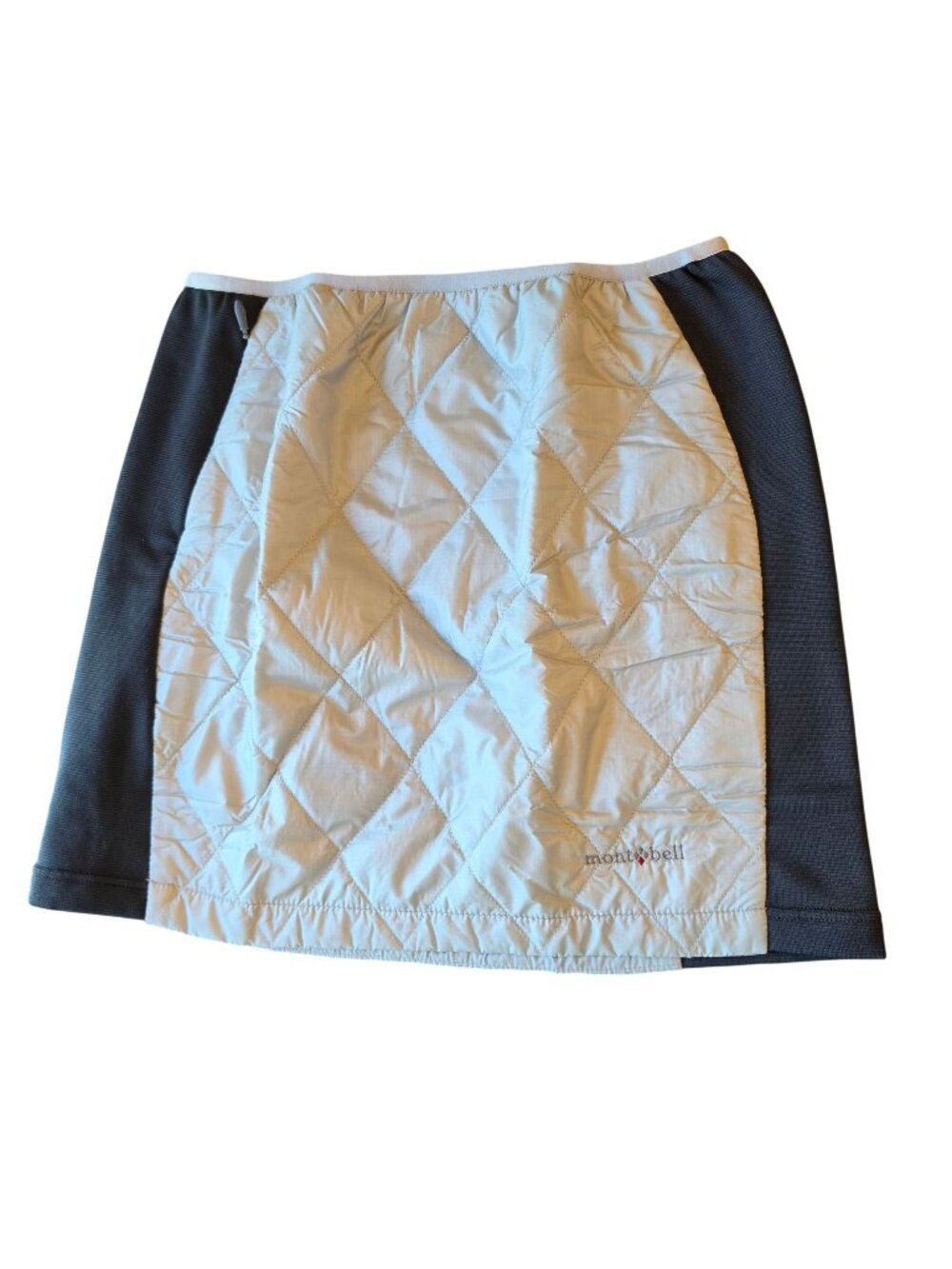 Montbell Thermawrap Reversible Insulated Skirt M Gray Black Quilted Gorpcore Ski